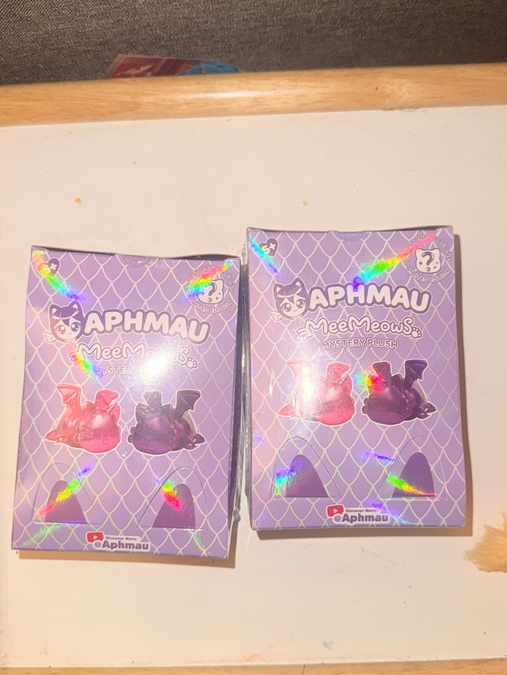 APHMAU Plushie Cat Dragon Mystery Box X2 MeeMeows Kids Toys NEW Games Anime Gift